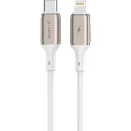 Кабель Proove Flex Metal USB-C to Lightning 27W 1m White (CCFM27002102)