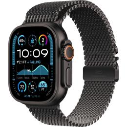 Смарт-годинник Apple Watch Ultra 2 49mm Black Titanium Case with Black Titanium Milanese Loop Medium (MX5U3)