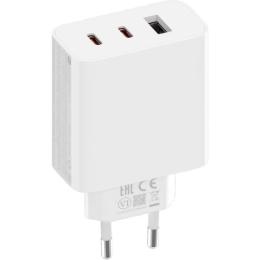Мережевий зарядний пристрій Xiaomi 67W GaN Charger 2C1A + Cable USB-C to USB-C White (BHR7493EU)