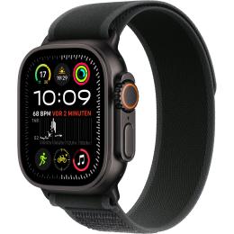 Смарт-годинник Apple Watch Ultra 2 49mm Black Titanium Case with Black Trail Loop M/L (MX4V3)