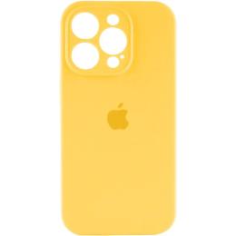 Чохол Silicone Case Camera Protect для Apple iPhone 16 Pro Sunny Yellow AA