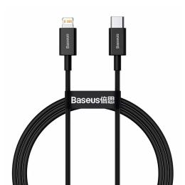 Кабель Baseus Superior Series Fast Charging USB-C to Lightning PD 20W 1м Black (CATLYS-A01)