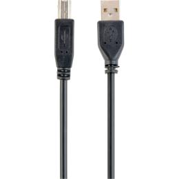 Кабель Cablexpert USB 2.0 AM/BM 4.5m Black (CCP-USB2-AMBM-15)