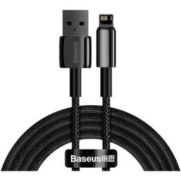 Кабель Baseus Tungsten Gold USB to Lightning 2m Black (CALWJ-A01)