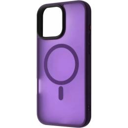 Чохол Wave Matte Insane Magnetic Ring with MagSafe для Apple iPhone 16 Pro Max Deep Purple
