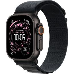 Смарт-годинник Apple Watch Ultra 3 49mm Black Titanium Case with Black Alpine Loop Small (MF0Q4)