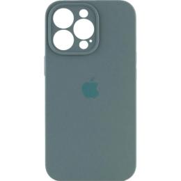 Чохол Silicone Case Camera Protect для Apple iPhone 16 Pro Pine Green AA
