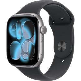 Смарт-годинник Apple Watch Series 11 GPS 42mm Space Gray Aluminum Case with Black Sport Band S/M (MEQW4)