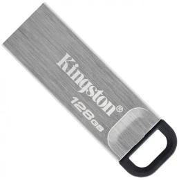 USB флеш-накопичувач Kingston DataTraveler Kyson 128GB USB-A 3.2 Gen 1 Silver/Black (DTKN/128GB)