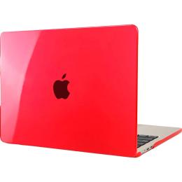 Пластикова накладка (верх і низ) HardShell Case для Apple MacBook Air 15.3'' M2 A2941 2023 Crystal Red