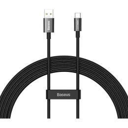 Кабель Baseus Superior Series SUPERVOOC USB-A to USB-C 65W 2m Black (CAYS001001)