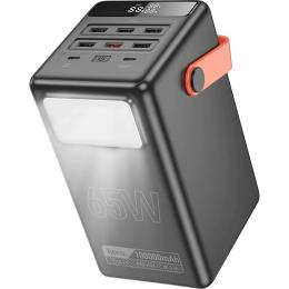 Зовнішній акумулятор Hoco Centurion DB03 Max 100000mAh 65W Black