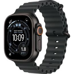 Смарт-годинник Apple Watch Ultra 3 49mm Black Titanium Case with Black Ocean Band (MF0J4)