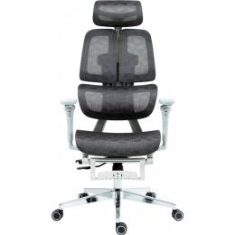 Офісне крісло GT Racer B-2450 White/Gray