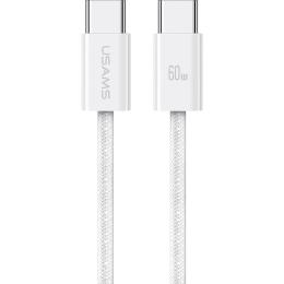 Кабель Usams US-SJ656 U86 USB-C to USB-C PD 60W 1.2m White