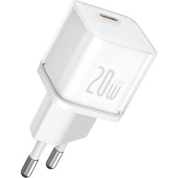 Мережевий зарядний пристрій Baseus GaN5S Fast Charger 20W White (P10162503213-00)