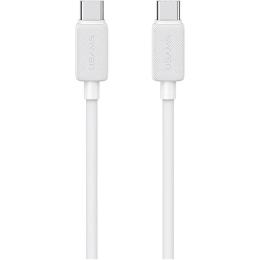 Кабель Usams US-SJ691 USB-C-USB-C 1m White