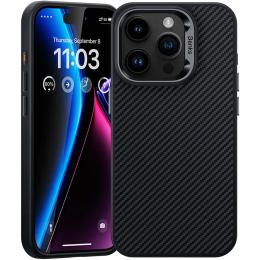 Чохол Benks Montage ArmorAir Kevlar Case 600D/1500D MagSafe для Apple iPhone 15 Pro Black