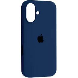 Чохол Silicone Case для Apple iPhone 16 Deep Navy AA