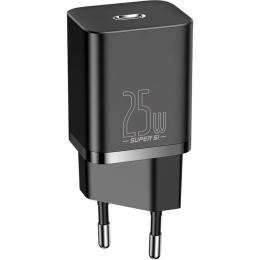 Мережевий зарядний пристрій Baseus Super Si Quick Charger 1C 25W Black (CCSP020101)