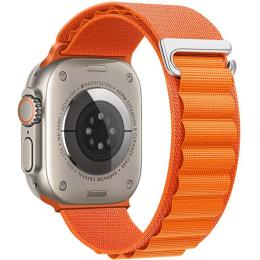 Ремінець Hoco WA20 Alpine Loop Nylon Strap для Apple Watch 42/44/45/46/49mm Orange