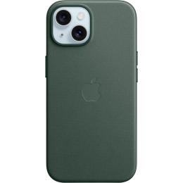 Чохол FineWoven Case with MagSafe для iPhone 15 Evergreen AAA