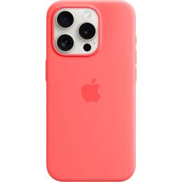 Чохол Silicone Case with MagSafe для Apple iPhone 15 Pro Guava AAA