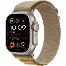 Смарт-годинник Apple Watch Ultra 2 49mm Natural Titanium Case with Tan Alpine Loop Small (MX4E3)