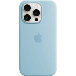 Чохол Silicone Case with MagSafe для Apple iPhone 15 Pro Light Blue AAA