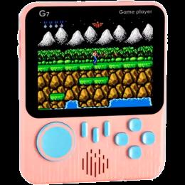 Ретро ігрова приставка SUP G7 Game Box Portable 666 in 1 AV (Pink)