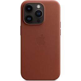 Чохол Apple Leather Case with MagSafe для Apple iPhone 14 Pro Umber (MPPK3)