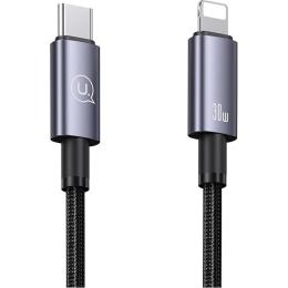 Кабель Usams US-SJ662 USB-C to Lightning 30W 3A 1.2m Tarnish (SJ662USB01)
