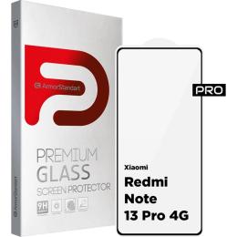 Захисне скло ArmorStandart Pro Full Glass для Redmi Note 13 Pro 4G/ Poco M6 Pro 4G/ Note 14S Black (ARM73387)