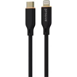 Кабель Proove Jelly Silicone USB-C to Lightning 27W 1m Black (CCJS27002101)