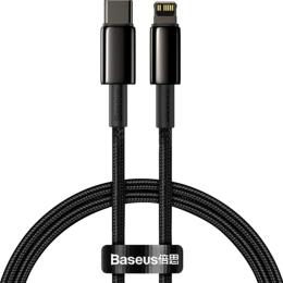 Кабель Baseus Tungsten Gold USB-C to Lightning 1m Black (CATLWJ-01)
