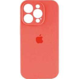 Чохол Silicone Case Camera Protect для Apple iPhone 16 Pro Peach AA