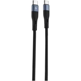 Кабель Proove Light Silicone USB-C to USB-C 60W 1m Black (CCLC60001101)