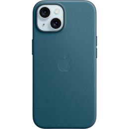 Чохол FineWoven Case with MagSafe для iPhone 15 Pacific Blue AAA