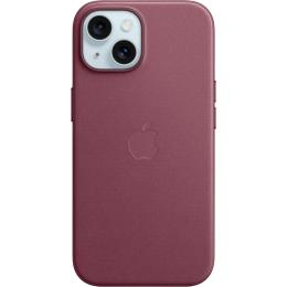 Чохол FineWoven Case with MagSafe для iPhone 15 Mulberry AAA