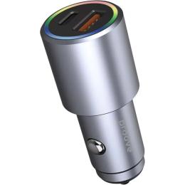 Автомобільний зарядний пристрій Proove Double Energy Plus 53W USB-A + USB-C Metal Gray (ACDE53110004)