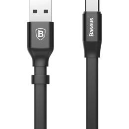 Кабель Baseus Nimble Portable USB-А to USB-C 0.23m (CATMBJ-01) Black