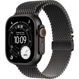 Смарт-годинник Apple Watch Ultra 3 49mm Black Titanium Case with Black Titanium Milanese Loop Small (MF1N4)