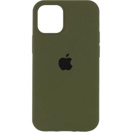 Чохол Silicone Case для Apple iPhone 15 Dark Olive AA