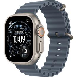 Смарт-годинник Apple Watch Ultra 3 49mm Natural Titanium Case with Anchor Blue Ocean Band (MEWH4)