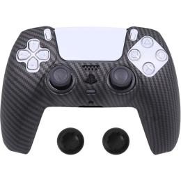 Чохол на геймпад Silicone Case для Sony DualSense Black Carbon