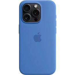Чохол Silicone Case для Apple iPhone 15 Pro Capri Blue AA