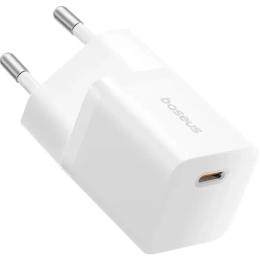 Мережевий зарядний пристрій Baseus GaN5 Mini Fast Charger USB-C 25W White (P10110909213-00)
