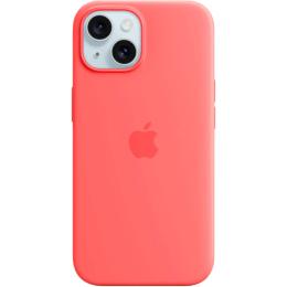 Чохол Silicone Case with MagSafe для Apple iPhone 15 Guava ААА