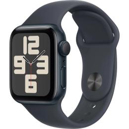 Смарт-годинник Apple Watch SE 2 40mm Midnight Aluminum Case with Midnight Sport Band S/M (MXE73)