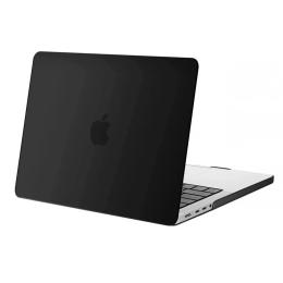 Пластикова накладка (верх та низ) HardShell Apple MacBook Pro 14 A2442 2021 Crystal Case (Black)